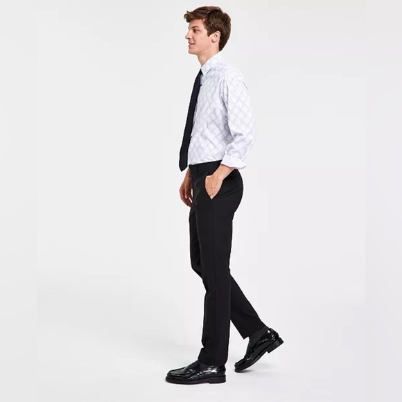 BAR III Skinny Fit Wrinkle-Resistant Wool-Blend Suit Separate Pant NWT - Picture 2 of 10